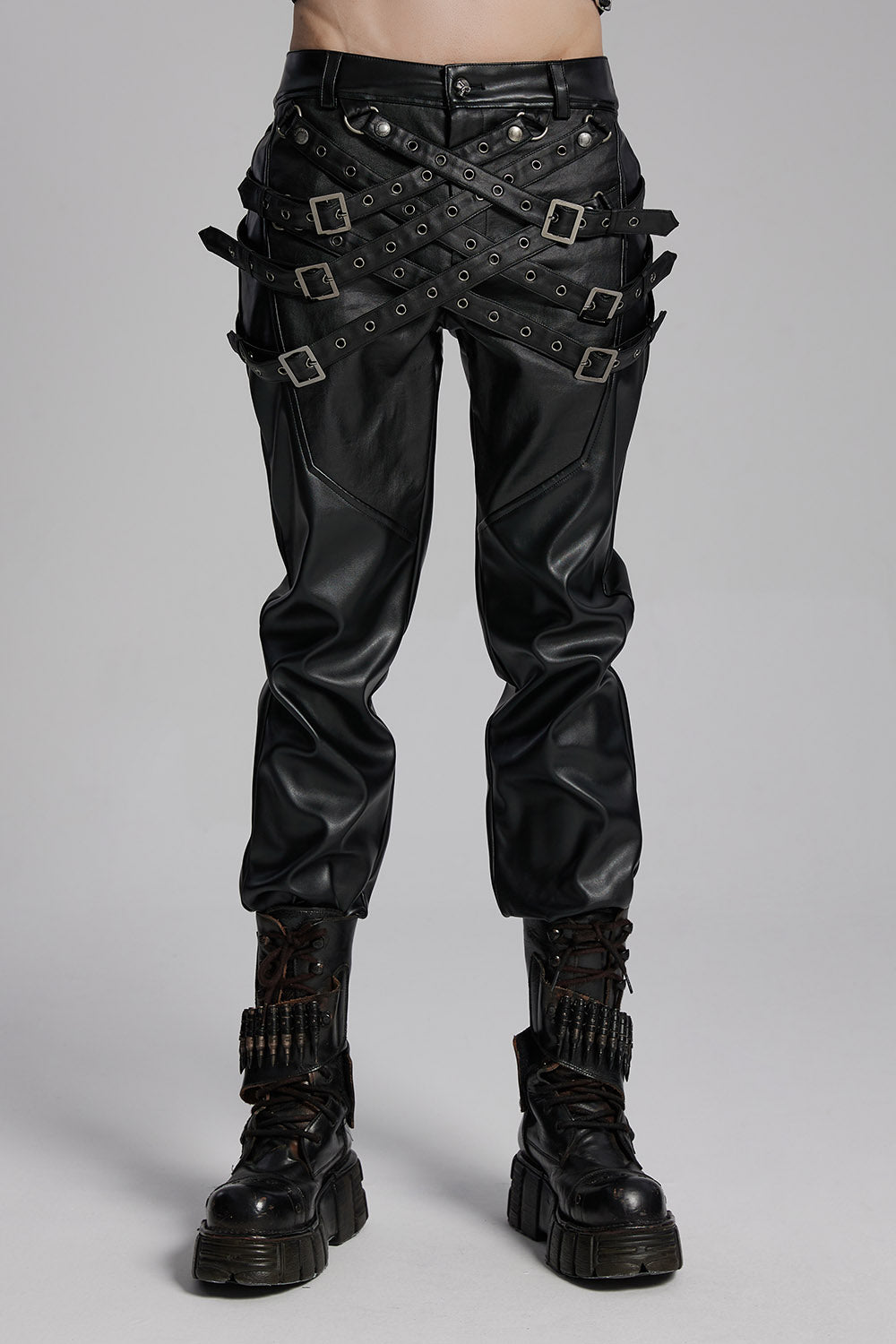 Deadlands Hardware Vegan Leather Pants