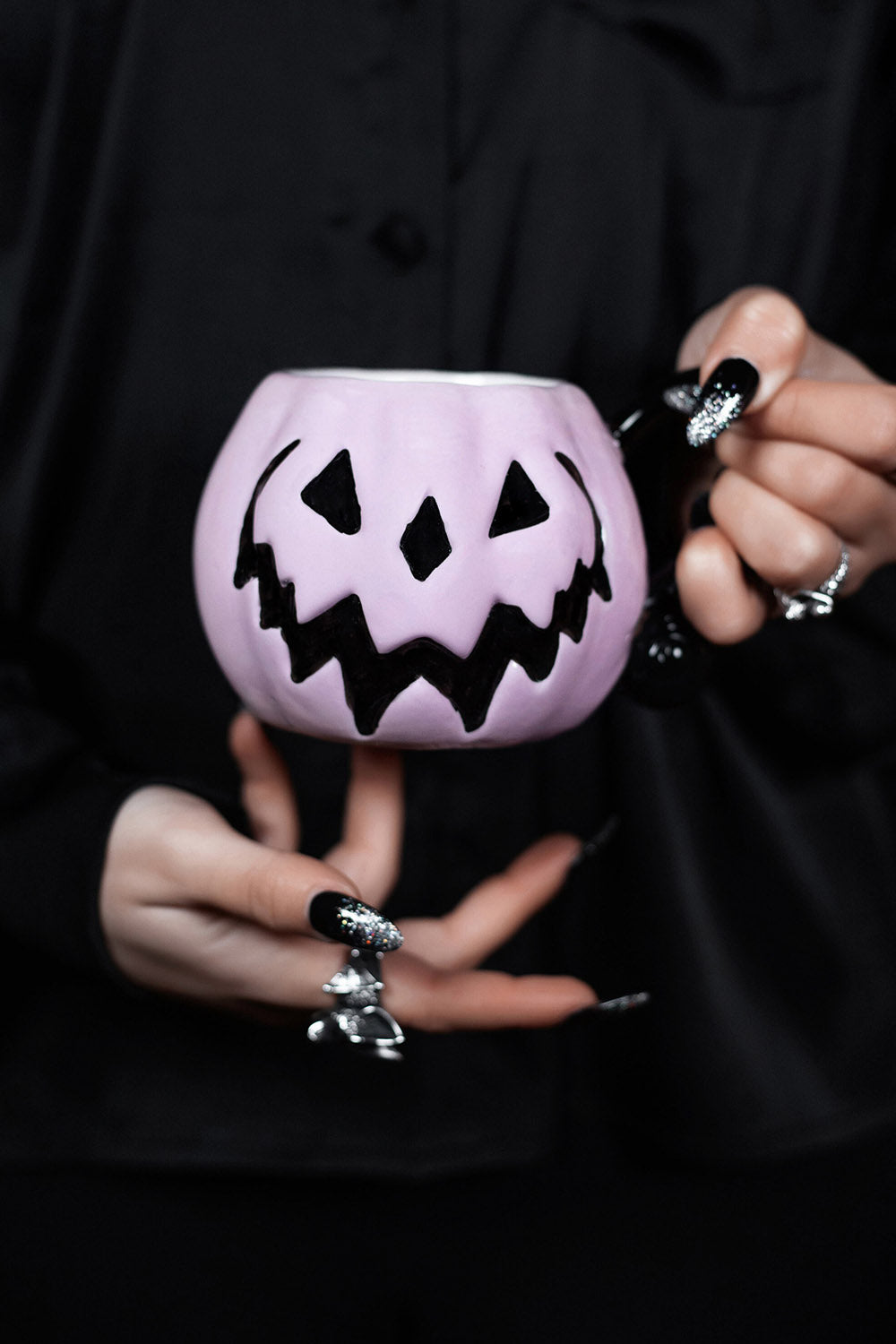 Peculiar Pink Pumpkin | Haunted Hallows Mug [PINK]