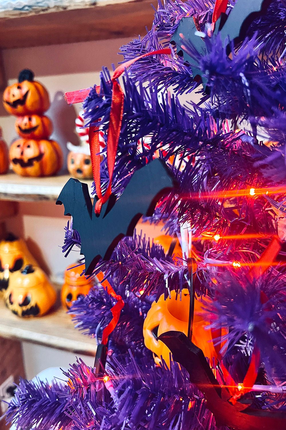 Handmade Wooden Bat Ornament Set of 2 [Limited Edition]