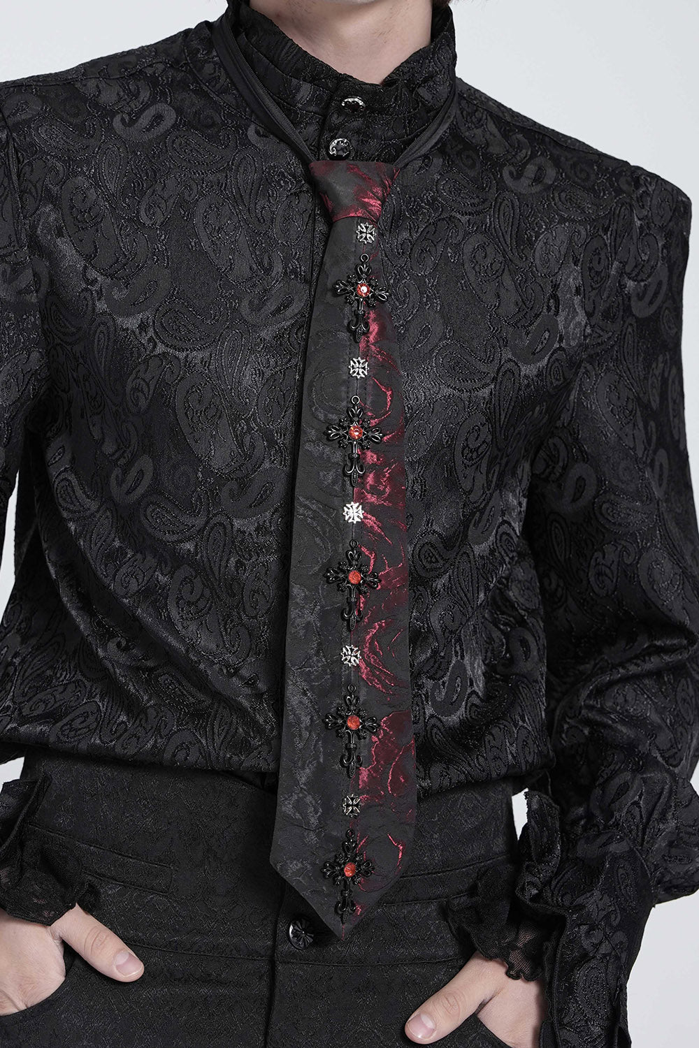 Vampire Manor Gothic Cross Necktie