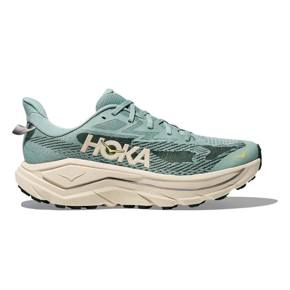 Hoka Challenger 8 | Jade/Truffle Salt | Men's Cushioned Trail Shoe