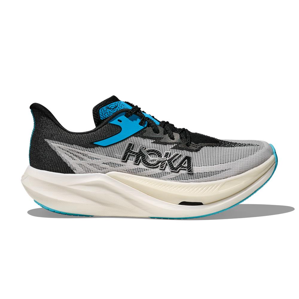 Hoka Rocket X 3 | White/Black | Unisex Racing Shoe