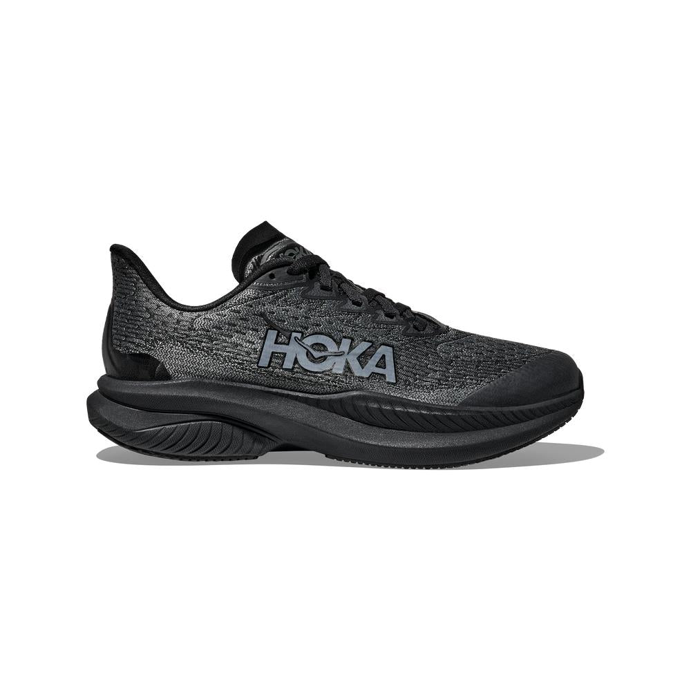 HOKA Mach 6 | Black/Black | Youth Running and Walking Shoe