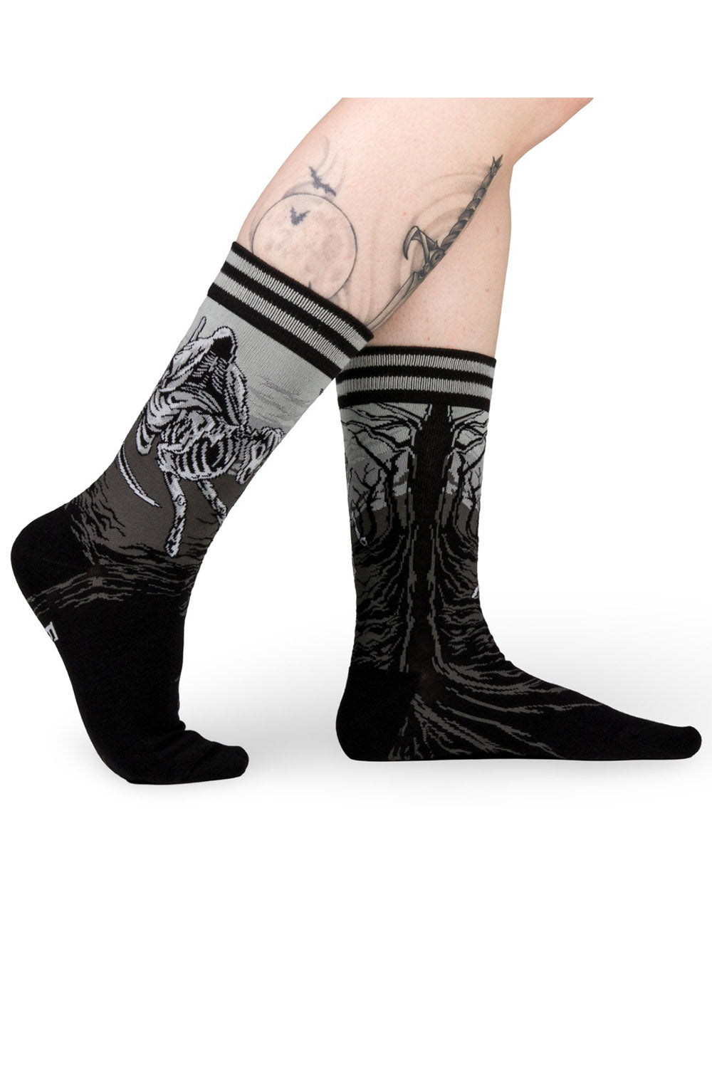 Death on a Pale Horse Crew Socks