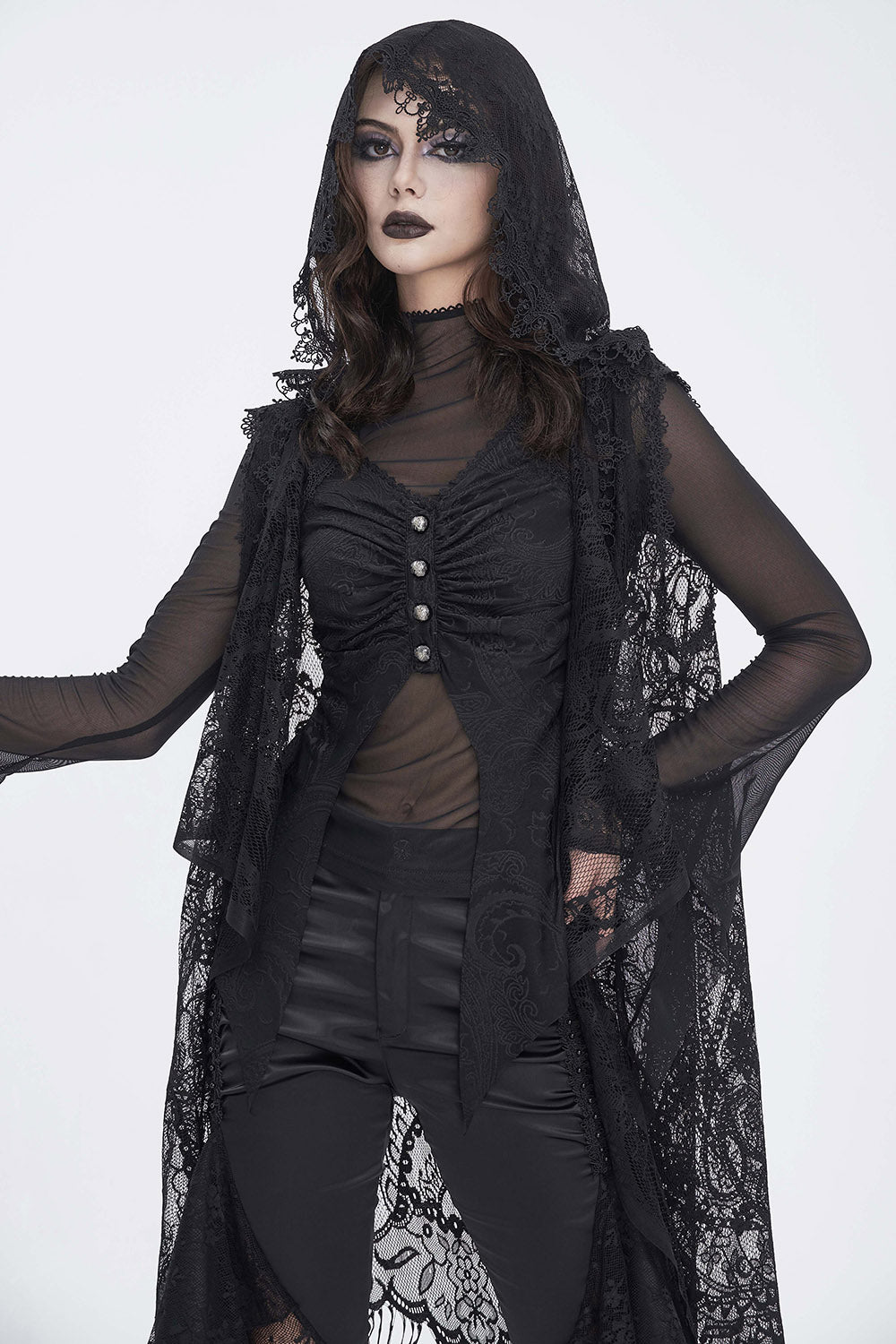 Night Majesty Lace Duster