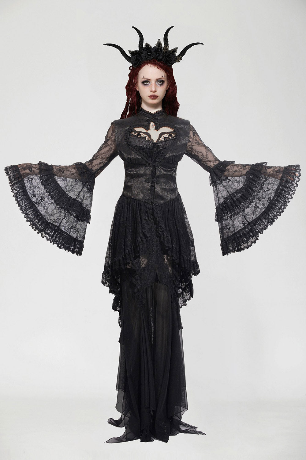 Mary Bloody Mary Gothic Tailcoat Duster