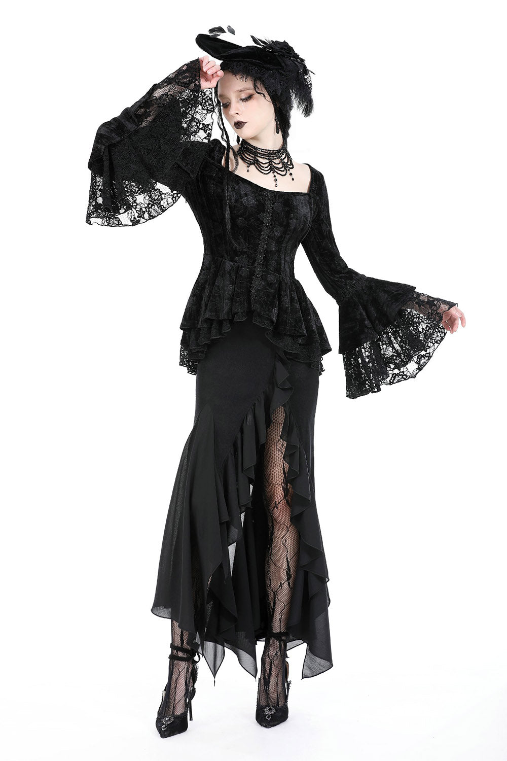 Weeping Willow Gothic Top