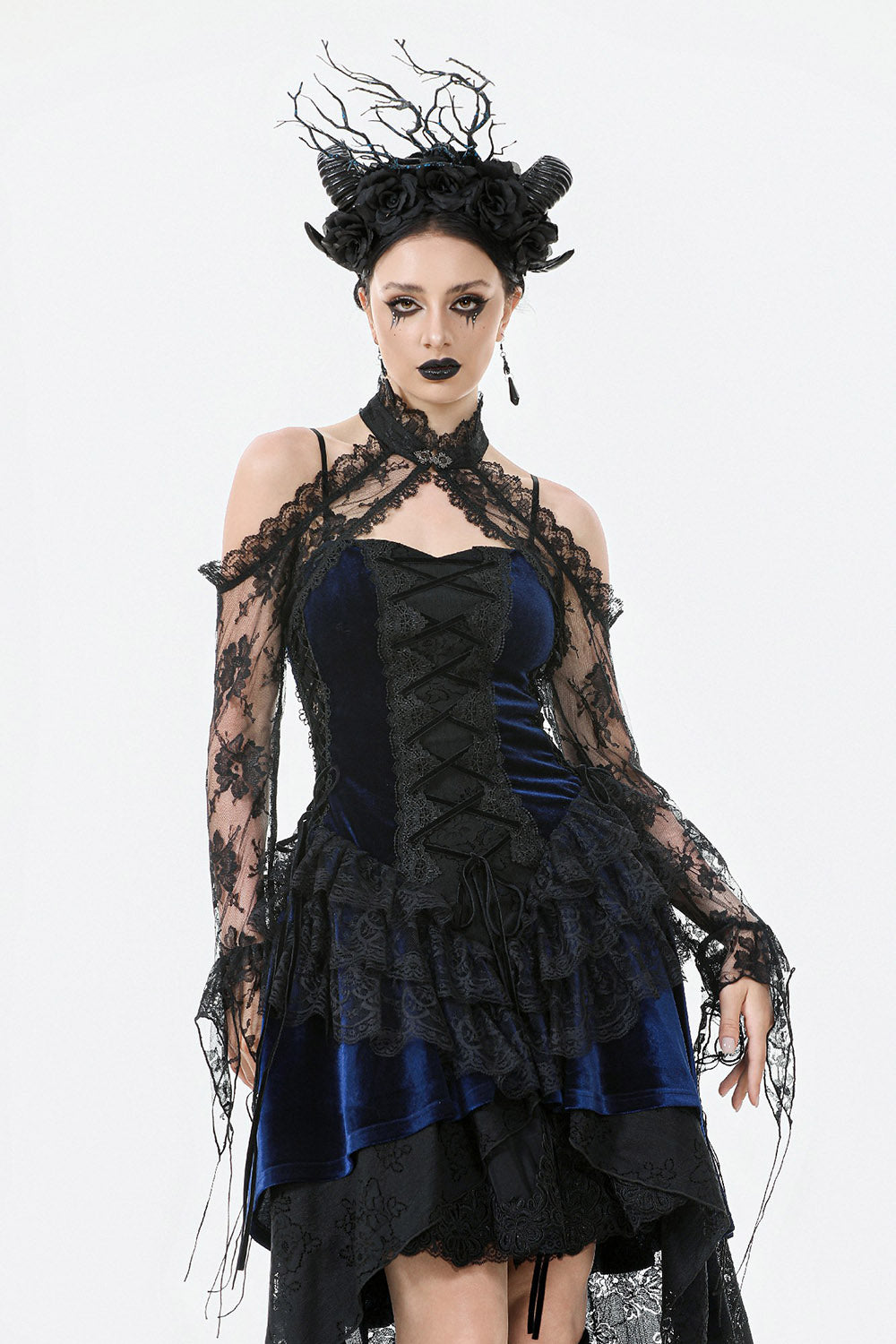 Tempest Long Sleeve Lace Shrug