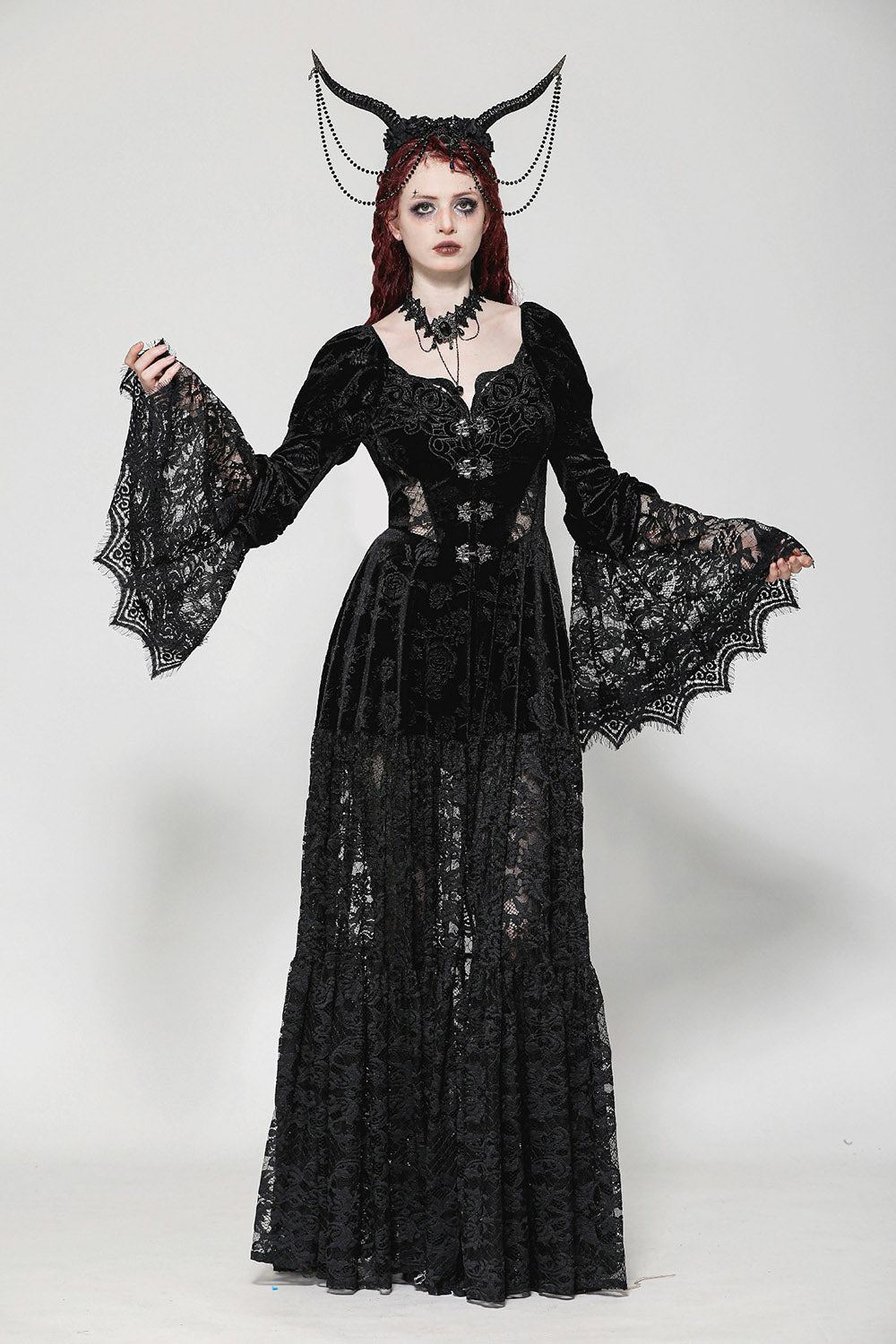 Dark Royalty Duster Dress