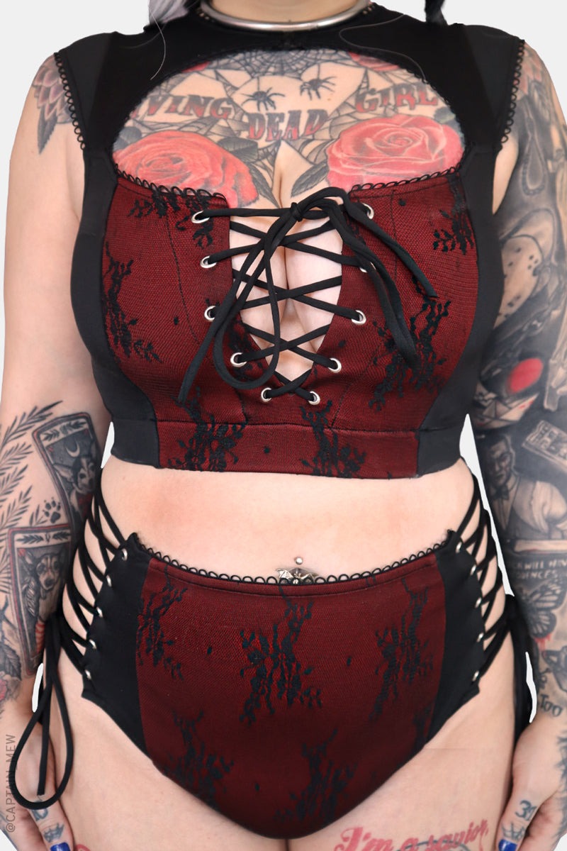 Deadly Kiss Bikini Top