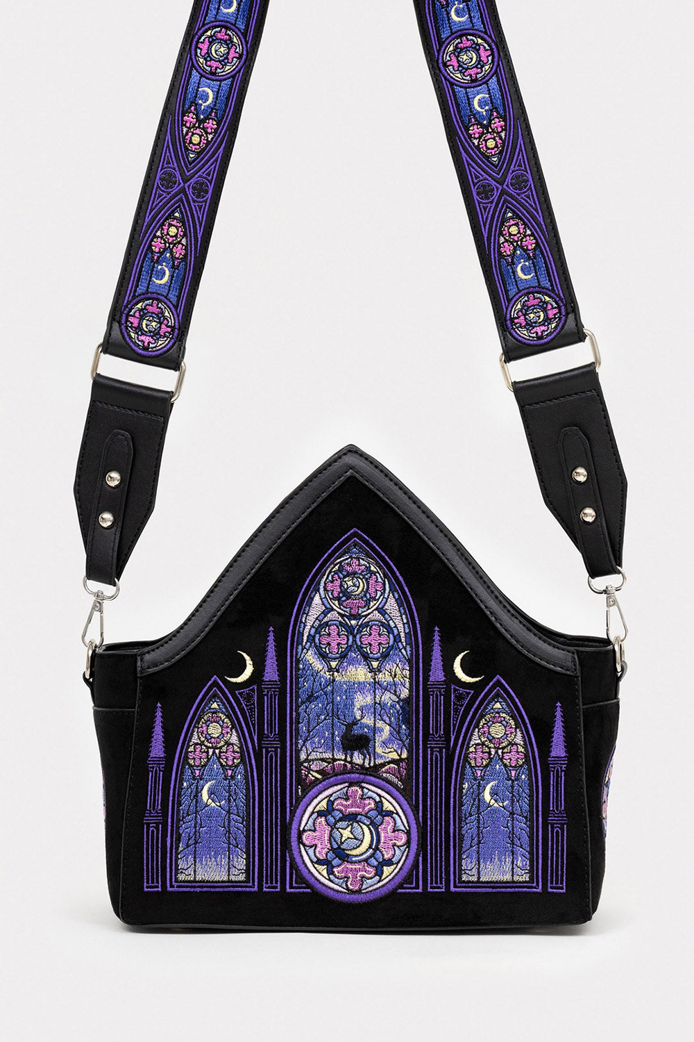 Aurora Cross Body Bag Northern Lights Embroidery