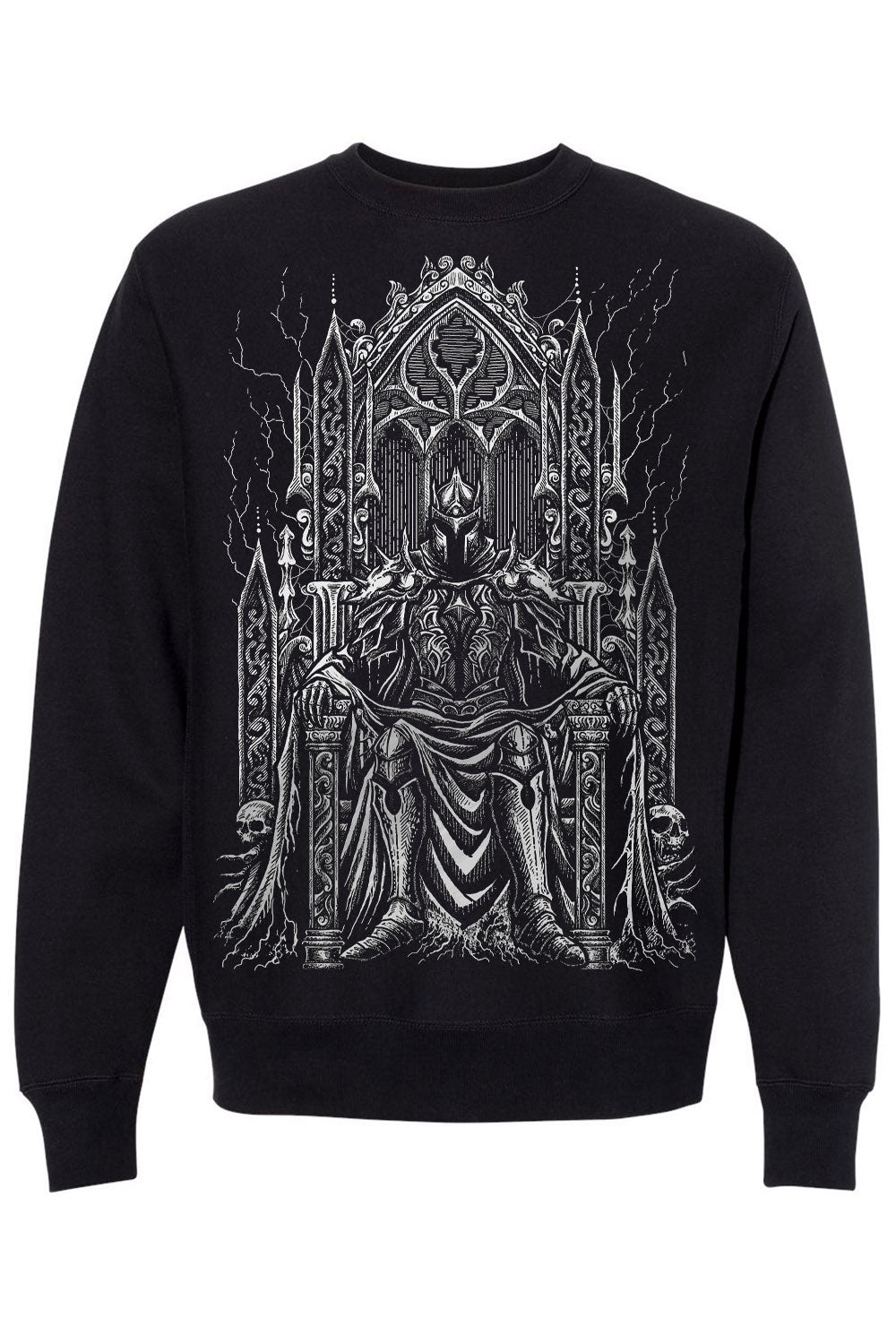 Medieval Knight Sweatshirt [Metallic Silver]