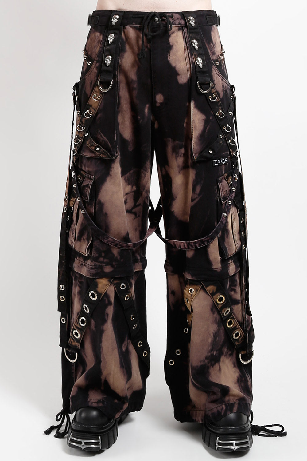 Tripp NYC Grunge Goth Storm Wash Pants