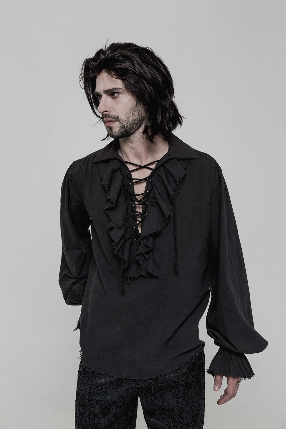 Pirate's Code Lace-Up Shirt