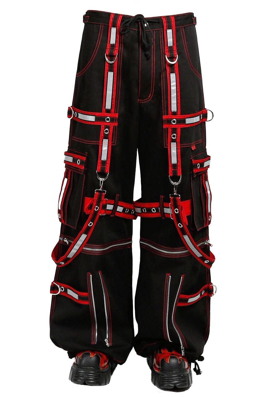 Tripp NYC Electro Reflector Darkstreet Pants [BLACK/RED]