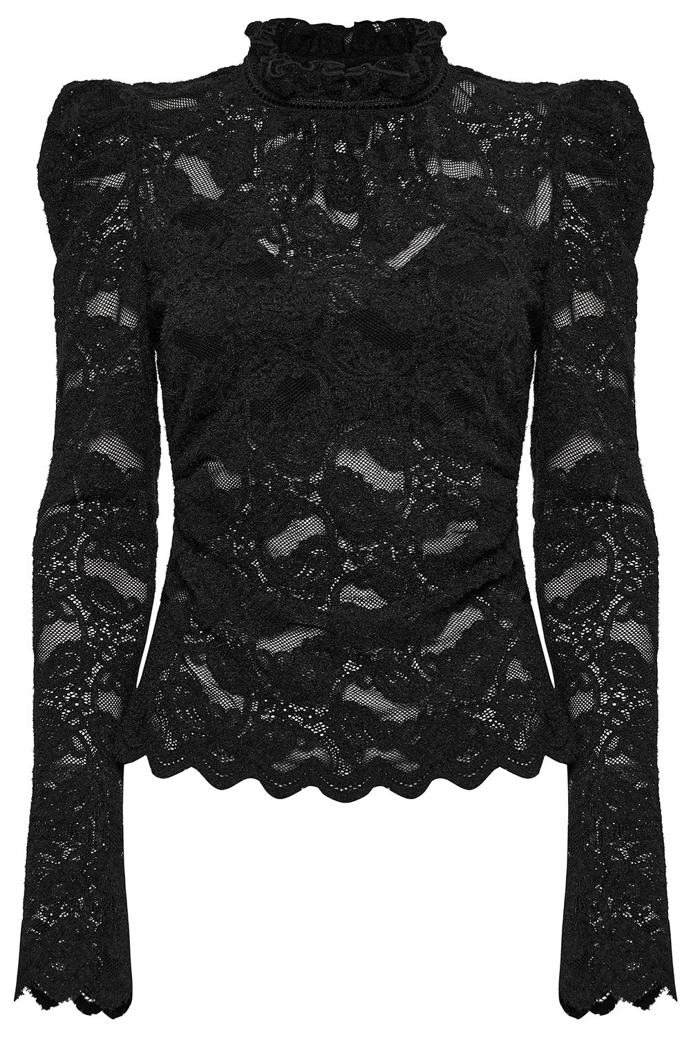 Haunted Manor Lace Puff Sleeve Shirt