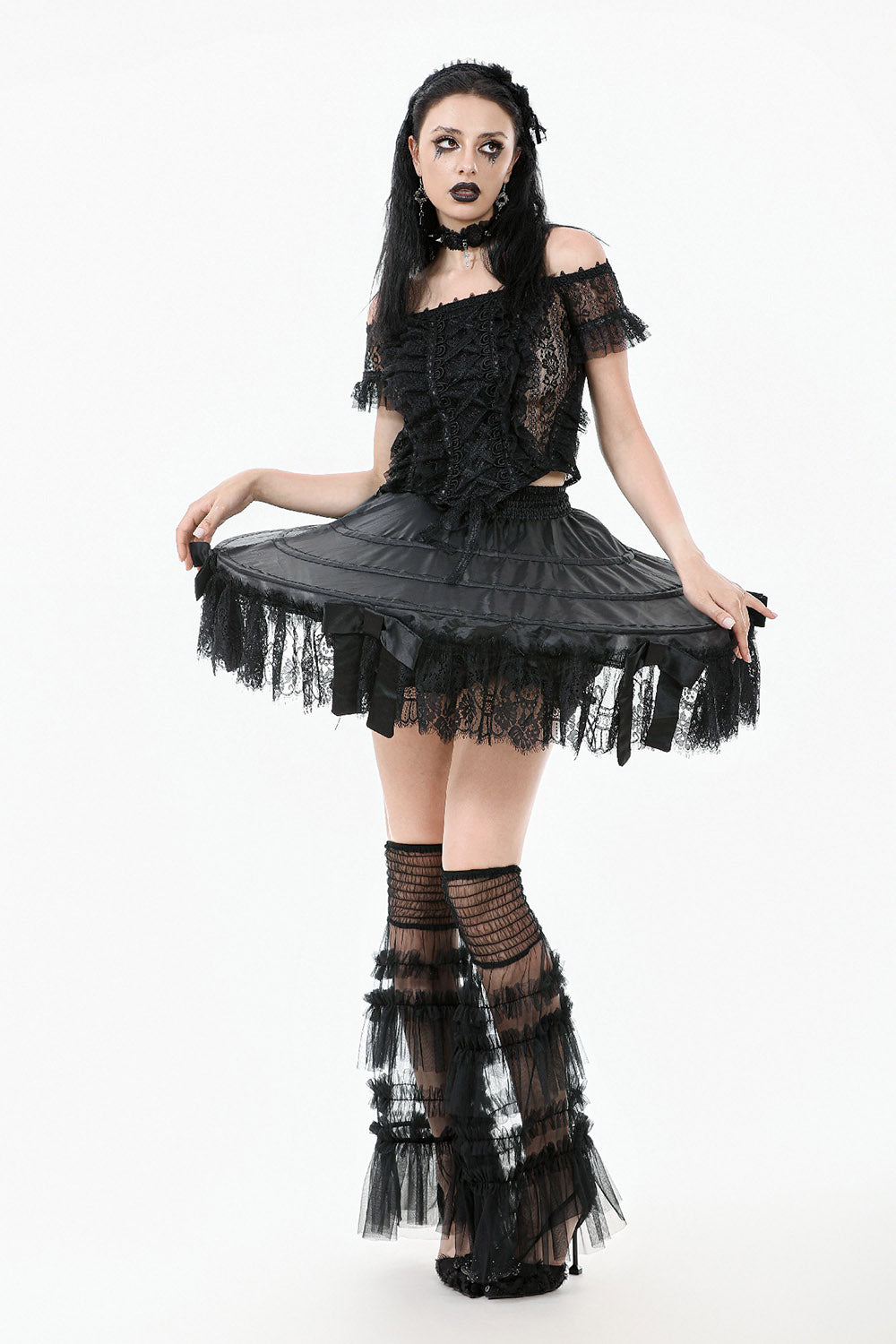 Duchess Ribbon Bow Hoop Skirt