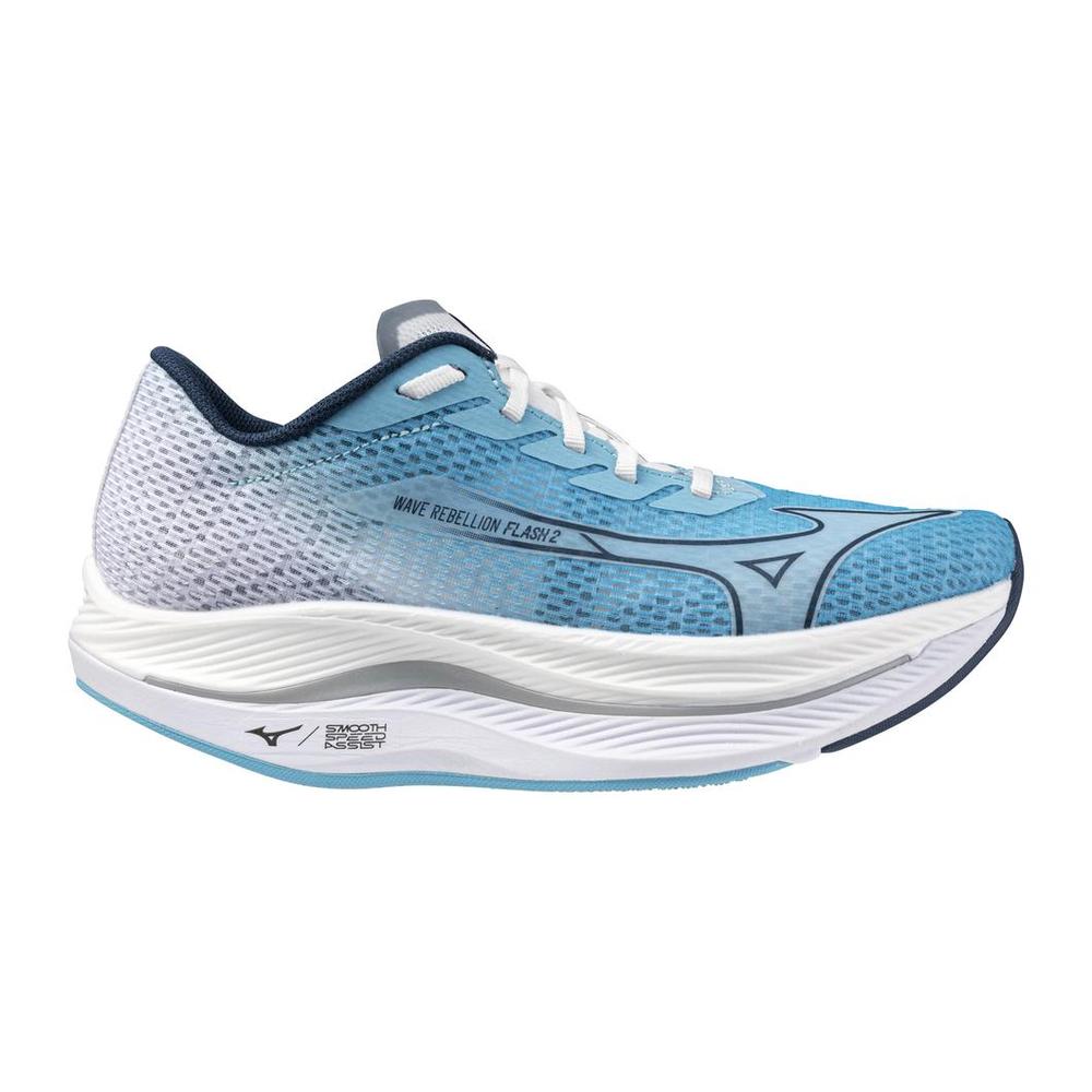 Mizuno Wave Rebellion Flash 2 | River Blue/Mugen Blue | Women's High-Performance Running Shoes
