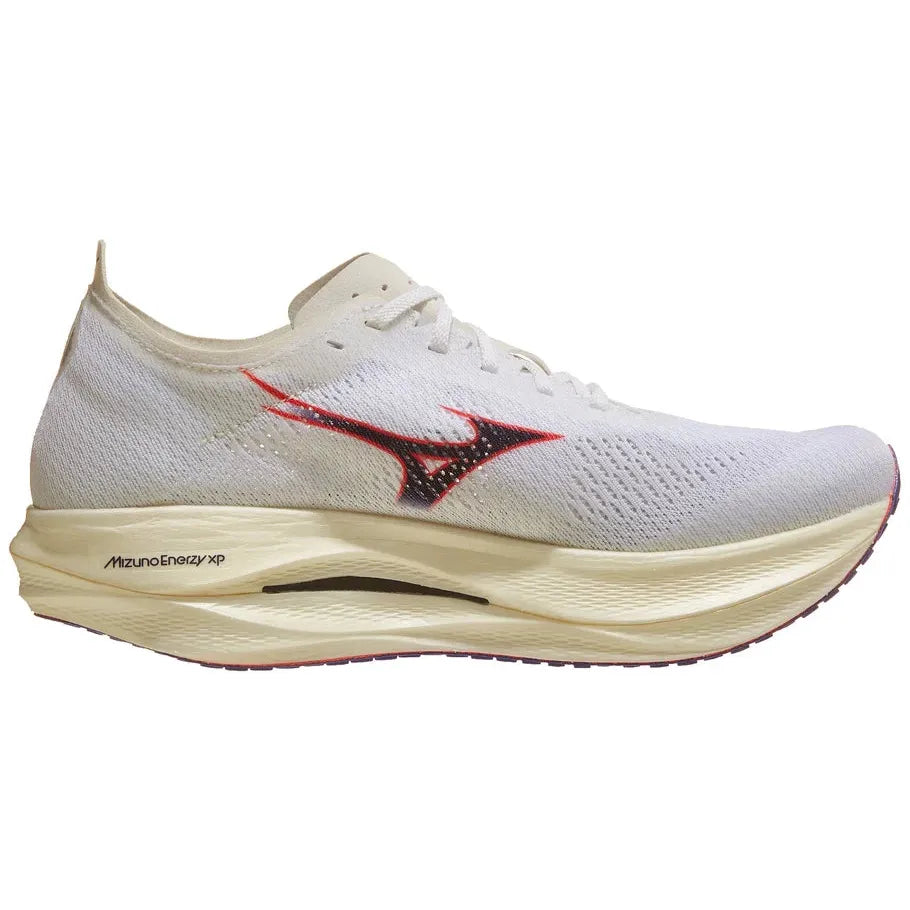 Mizuno Wave Rebellion Pro 3 LO | White/Baritone Blue | Carbon-Plated Running Shoes