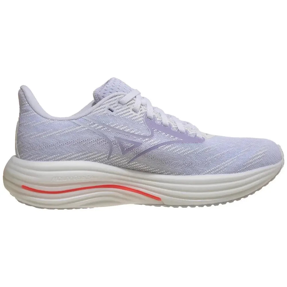 Mizuno Wave Rider 29 | White/Icelandic Blue | Women's Neutral Running and Walking Shoe