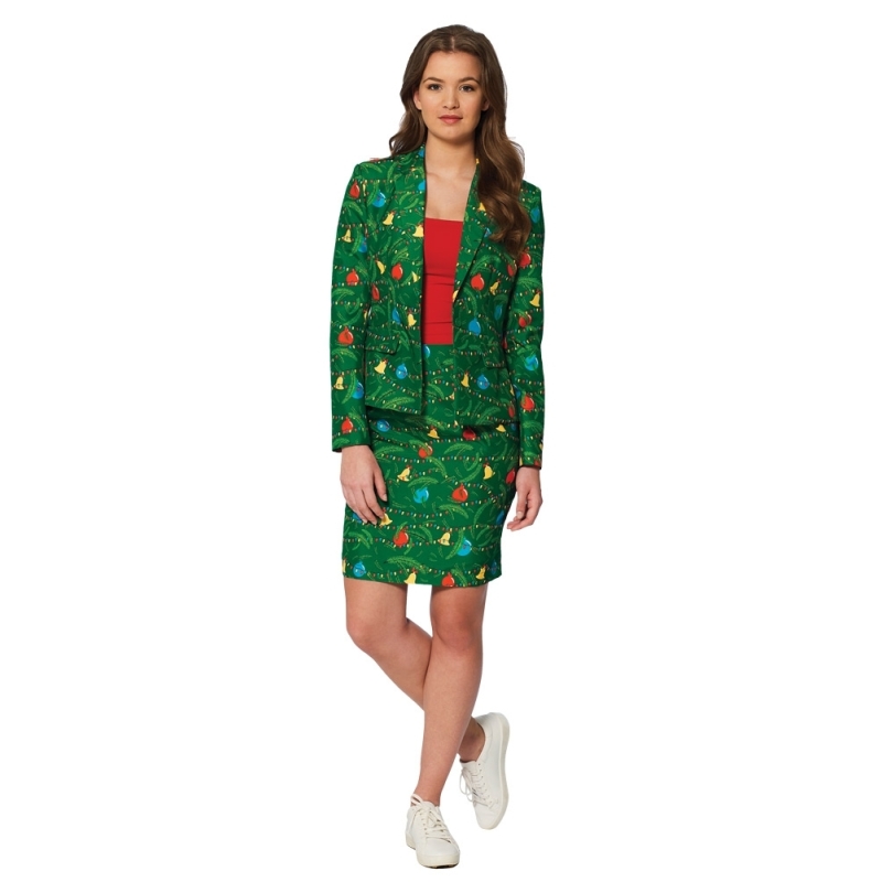 Women Christmas Green Tree 10