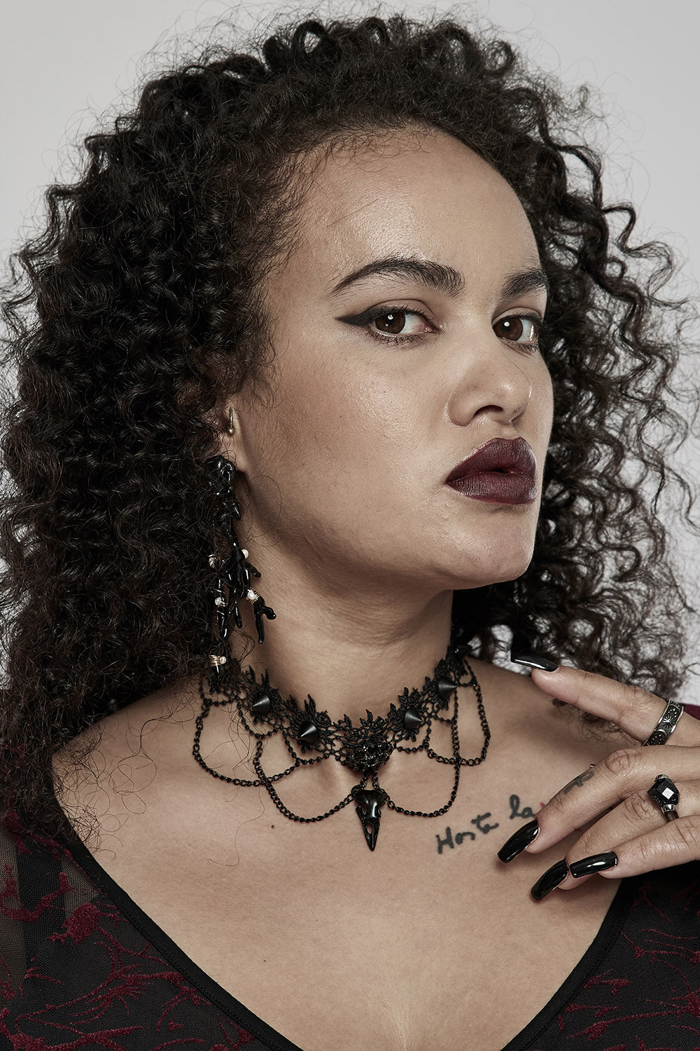 Lenore Gothic Raven Choker