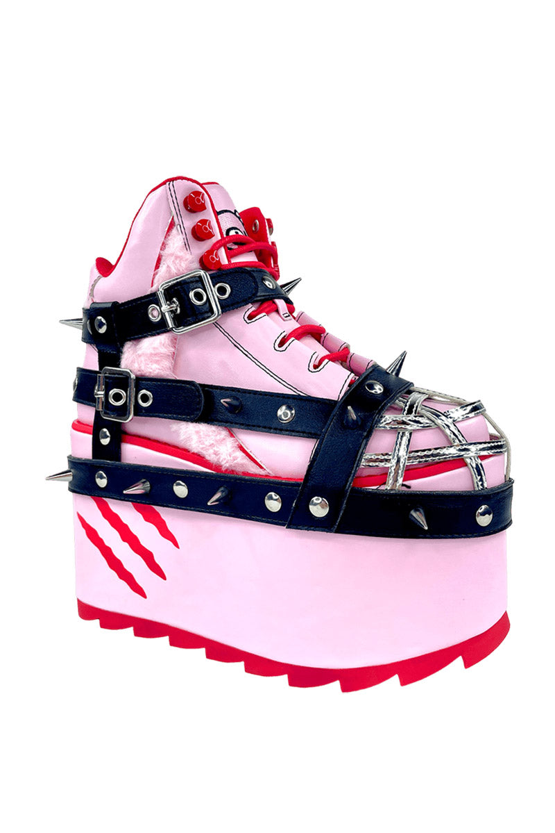 Qozmo BNDG Gloomy Bear Platforms [PINK]