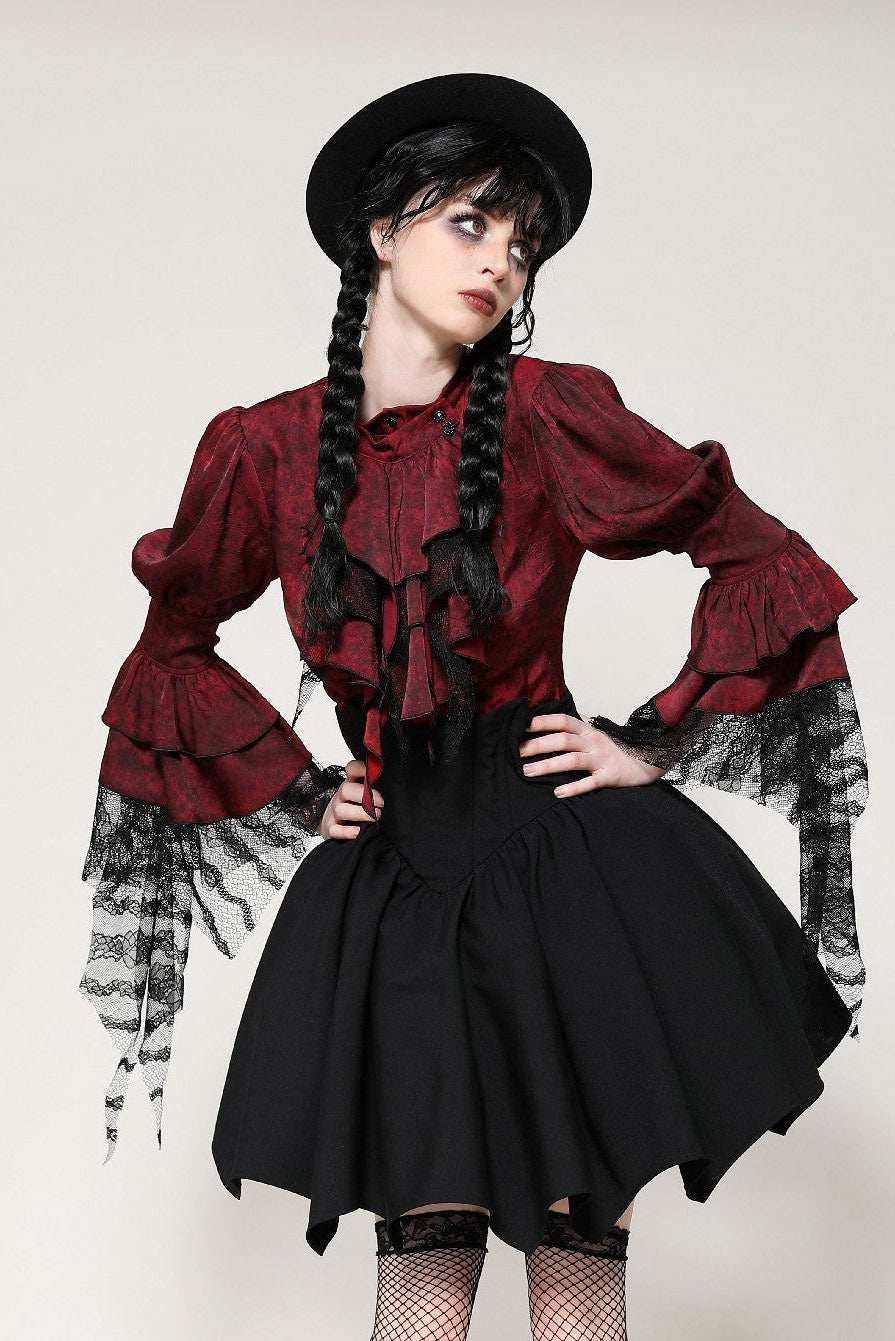 Bloody Valentine Ruffled Blouse
