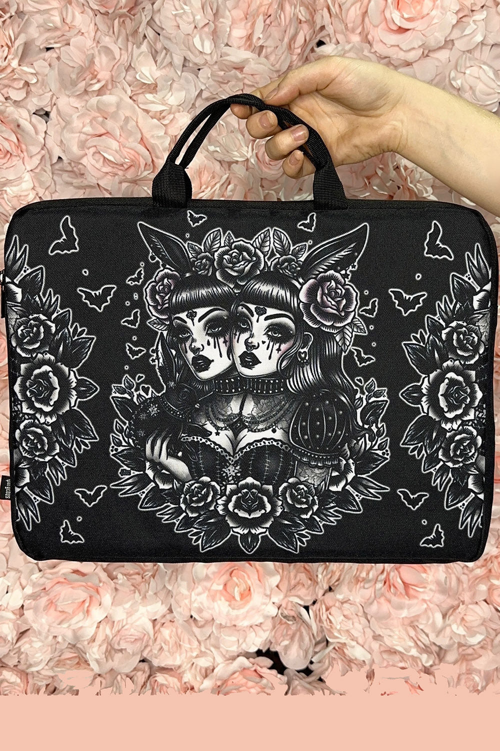 Double Trouble Canvas Laptop Case