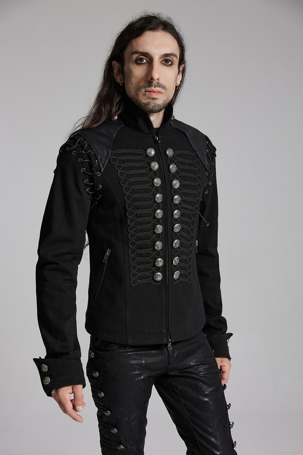 Death March Military Goth Jacket