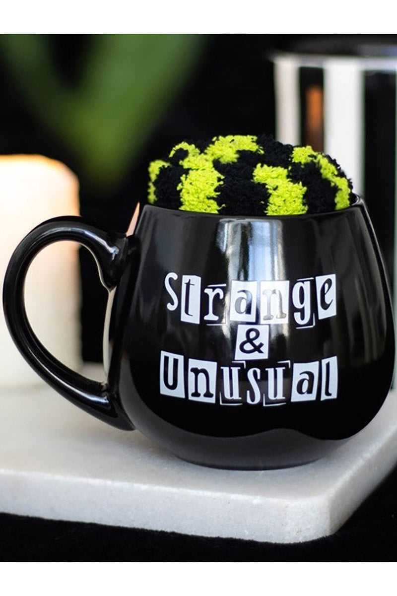 Strange & Unusual Gothic Mug & Socks Set
