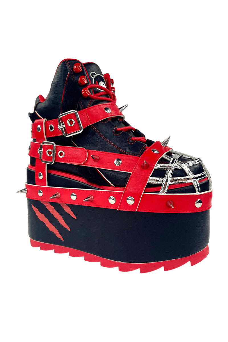 Qozmo BNDG Gloomy Bear Platforms [BLACK]