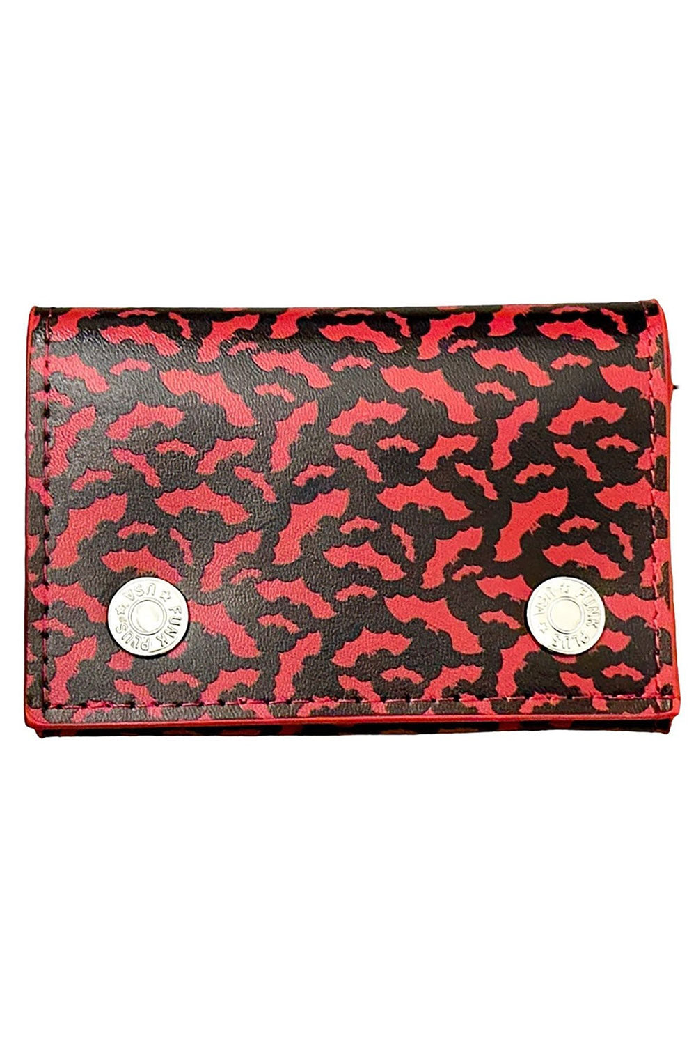 Red Blood Bat Biker Wallet [BLACK INTERIOR]