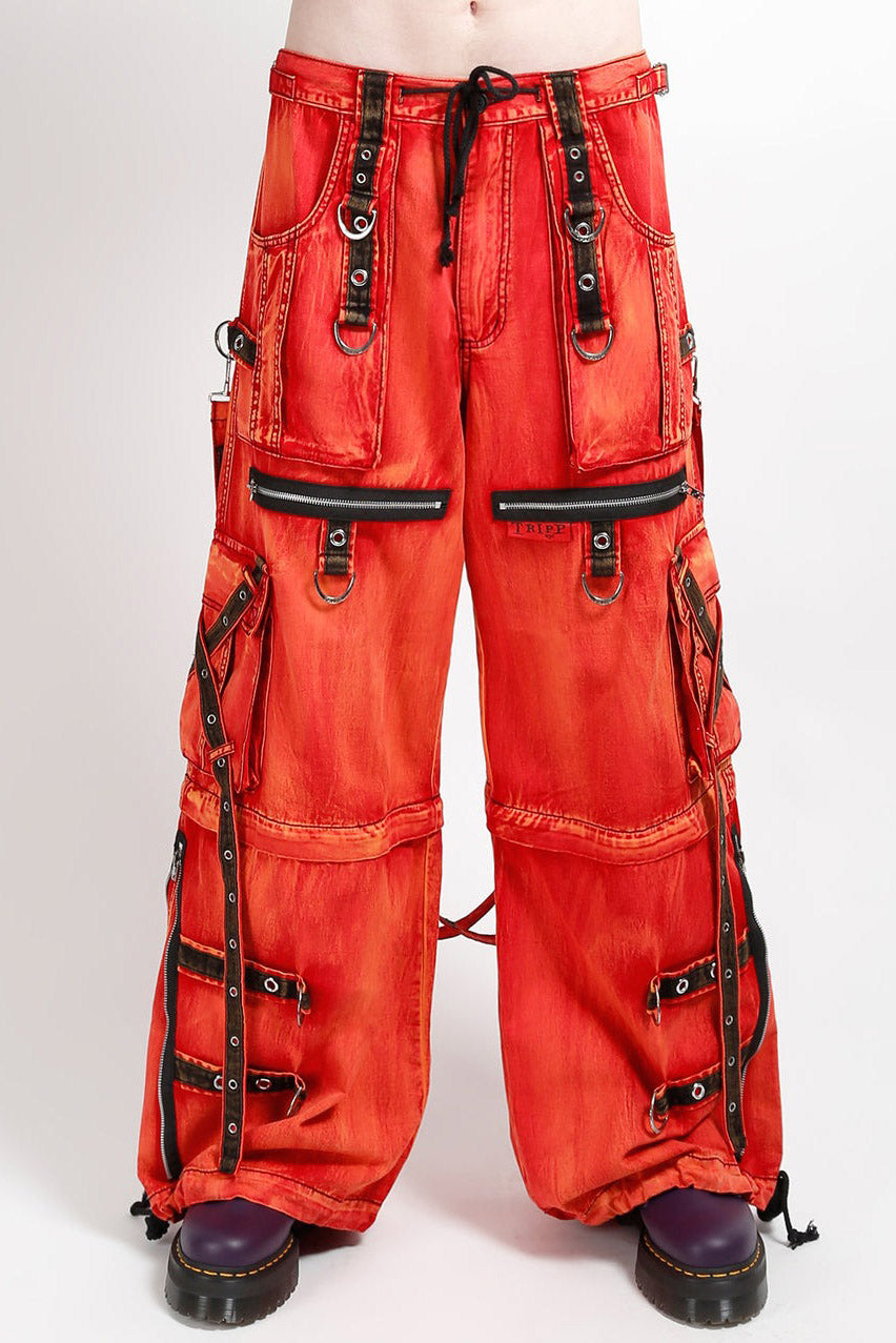 Tripp NYC X-Strap Zip Off Pants [Fire Wash]