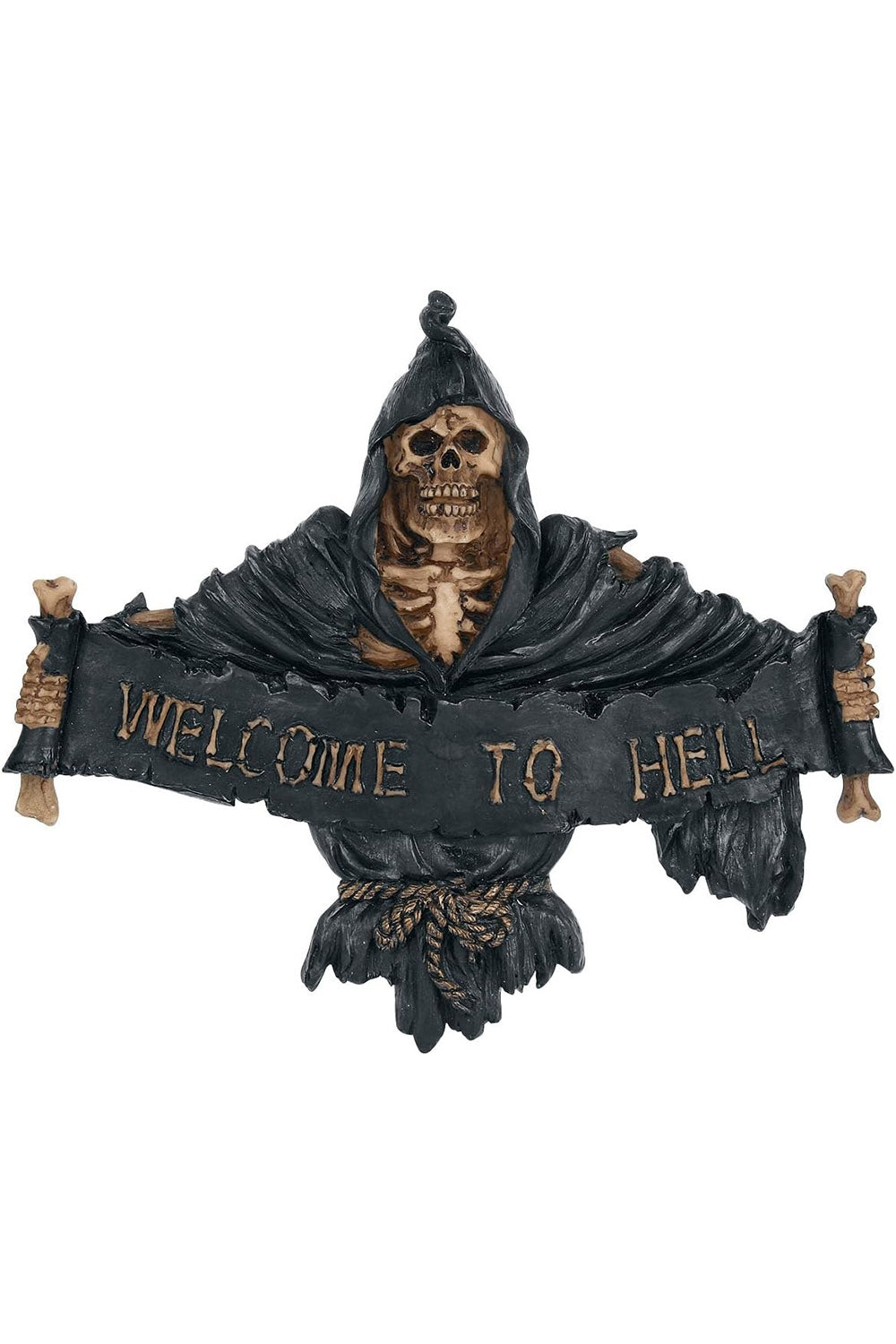 Welcome To Hell Grim Reaper Hanging Sign