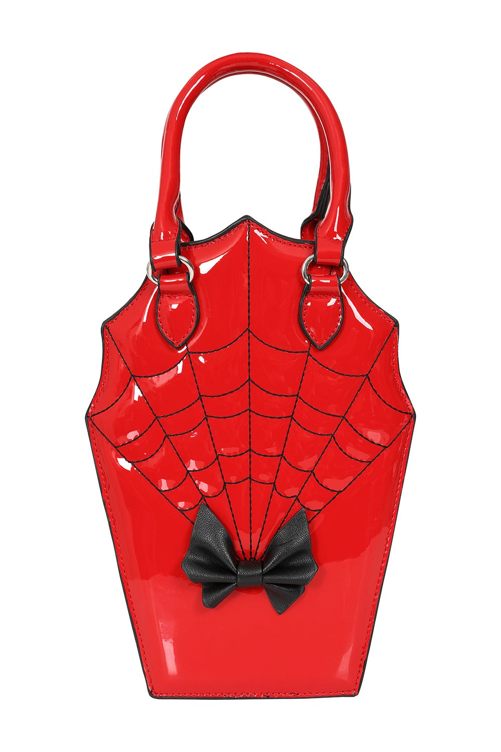 Gothic Pinup Spiderweb Purse [Red]