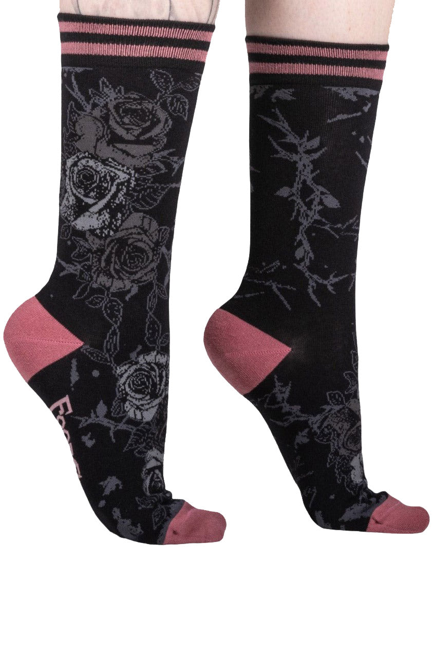 Eternal Roses Crew Socks