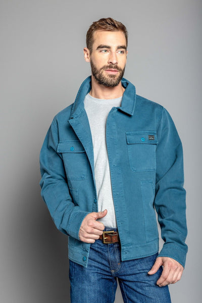 Kimes Ranch Mens Rough Stock Dark Blue 100% Cotton Jacket