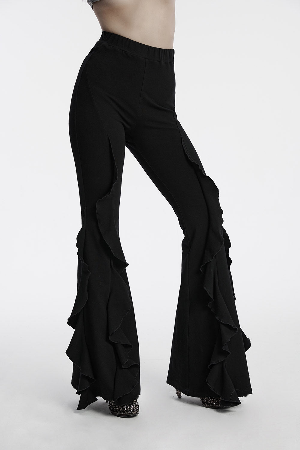 Vampress Ruffled Flares