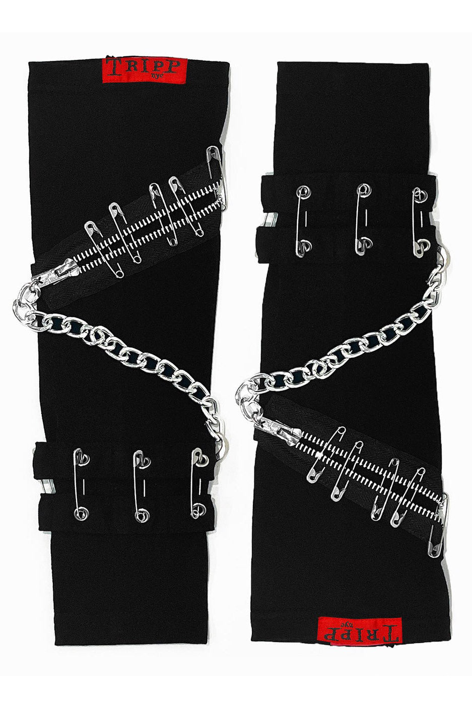 Safety Pins & Chain Armwarmers