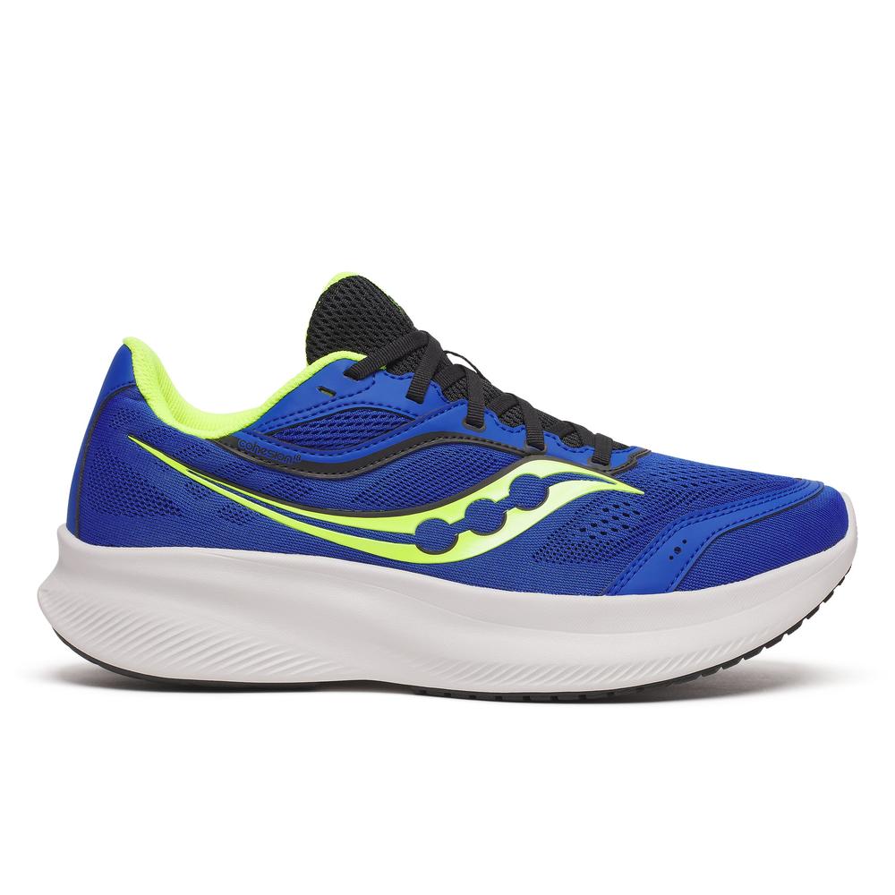 Saucony Cohesion 18 | Lapis/Citron | Men's Everyday Running and Walking Shoe