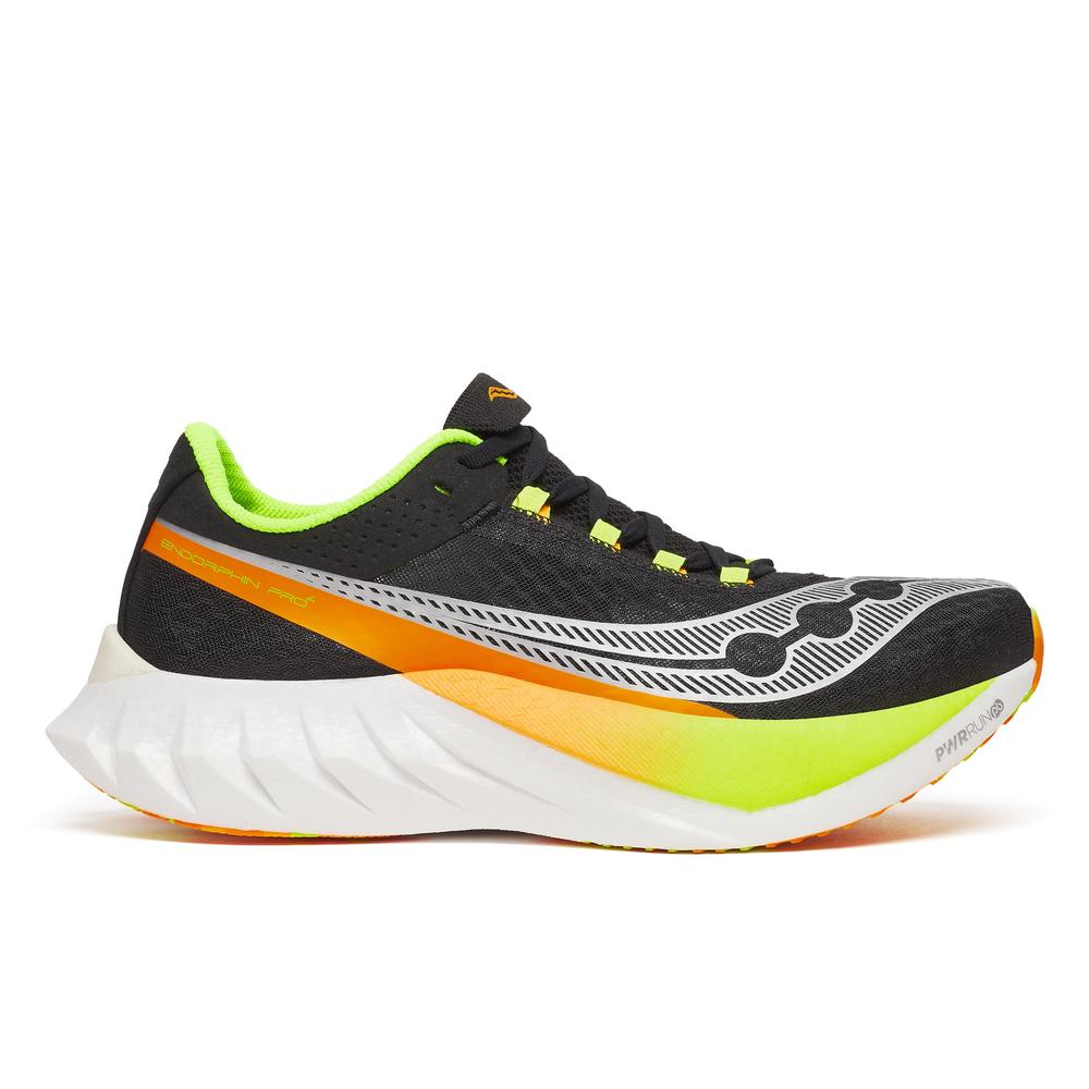 Saucony Endorphin Pro 4 | Black/VO2 | Men's Carbon-Plated Racing Racing Shoe