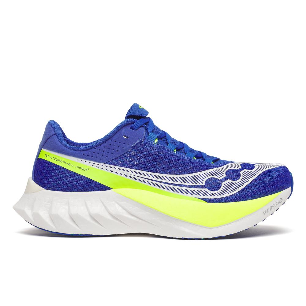 Saucony Endorphin Pro 4 | Lapis/Citron | Men's Carbon-Plated Racing Racing Shoe