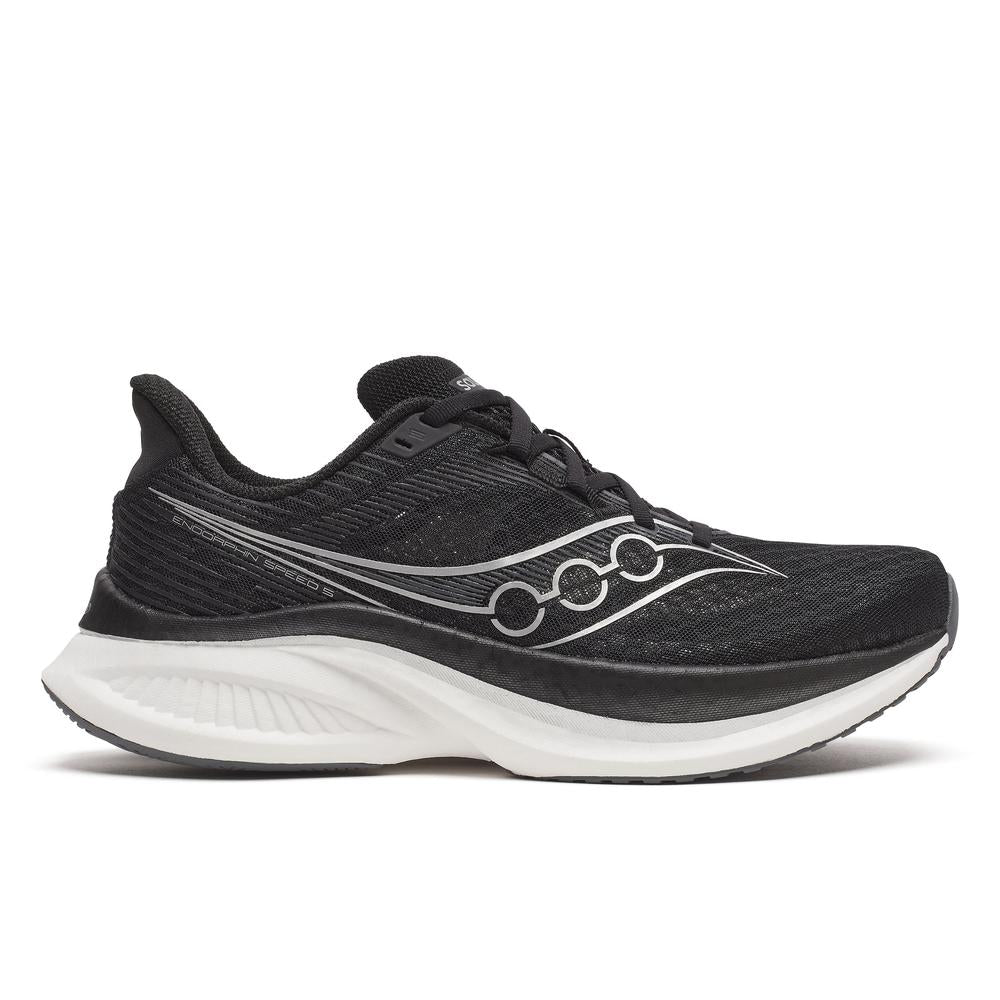 Saucony Endorphin Speed 5 | Black/White| Men's Lightweight, Responsive Running Shoe