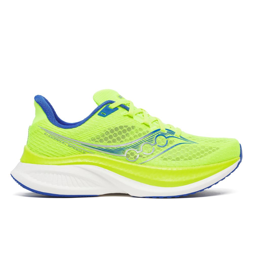 Saucony Endorphin Speed 5 | Citron/Lapis| Men's Lightweight, Responsive Running Shoe