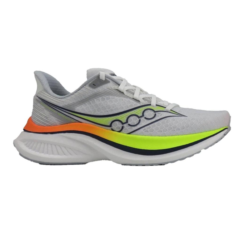 Saucony Endorphin Speed 5 | White/Citron | Men's Lightweight, Responsive Running Shoe