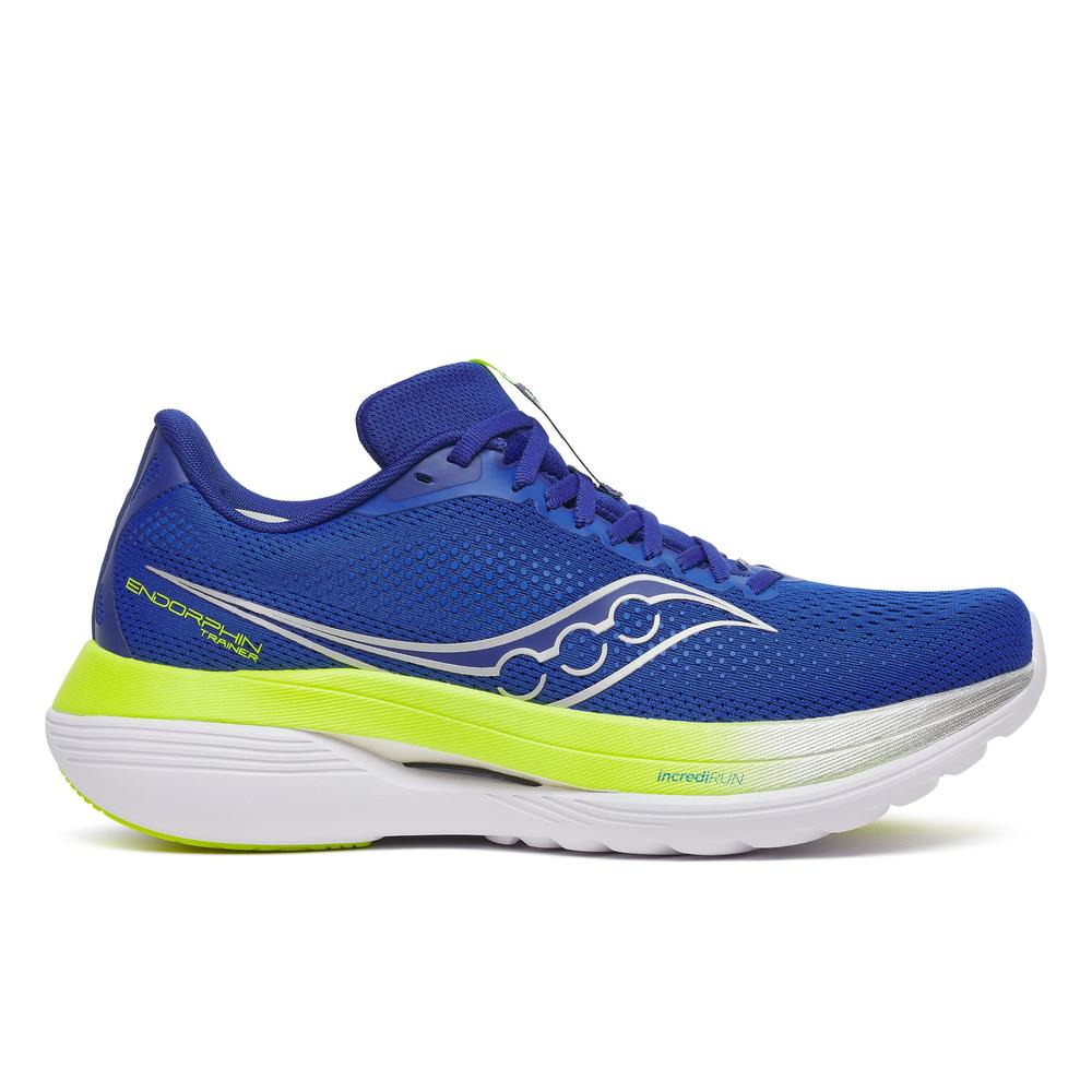 SAUCONY Endorphin Trainer | Lapis/Citron| Men's High-Performance Running Shoes