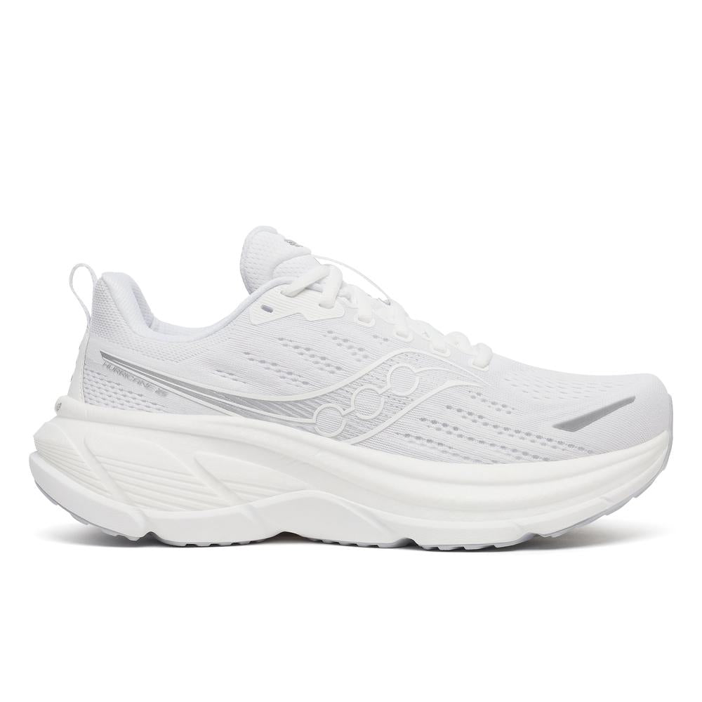 Saucony Hurricane 25 | White | Men's Cushioned Stability Running and Walking Shoe