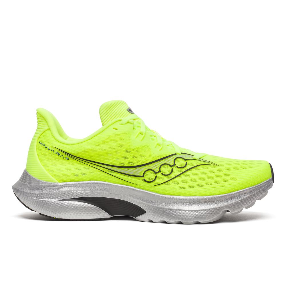 Saucony Kinvara 16 | Citron/Black| Men's Lightweight, Responsive Running and Walking Shoe