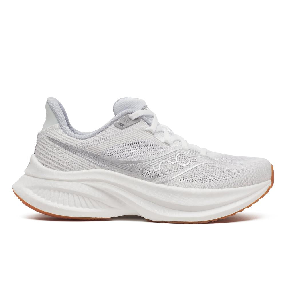 Saucony Endorphin Speed 5 | White/Gum | Women's Lightweight, Responsive Running Shoe